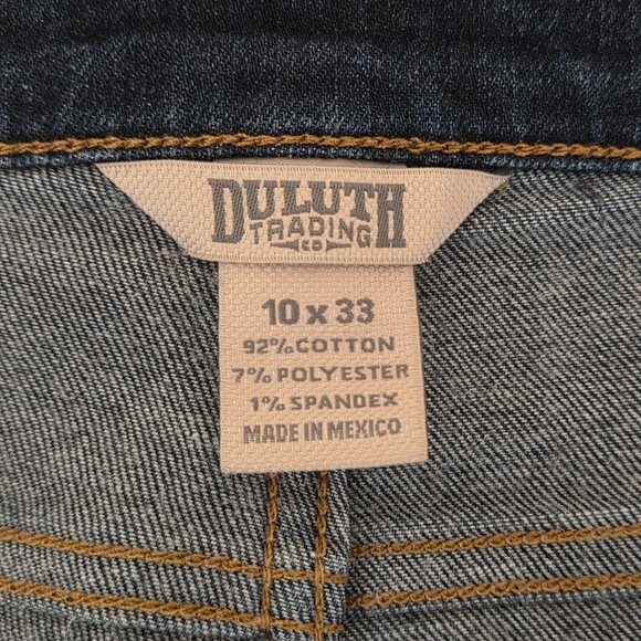 DuluthFlex Women's Jeans Size 10 Boot Cut Mid Rise Stretch Heavy Work Wear - Picture 4 of 12